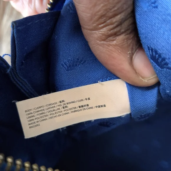 Vintage Juicy Couture Bag with Wallet Navy Blue - Picture 10 of 11